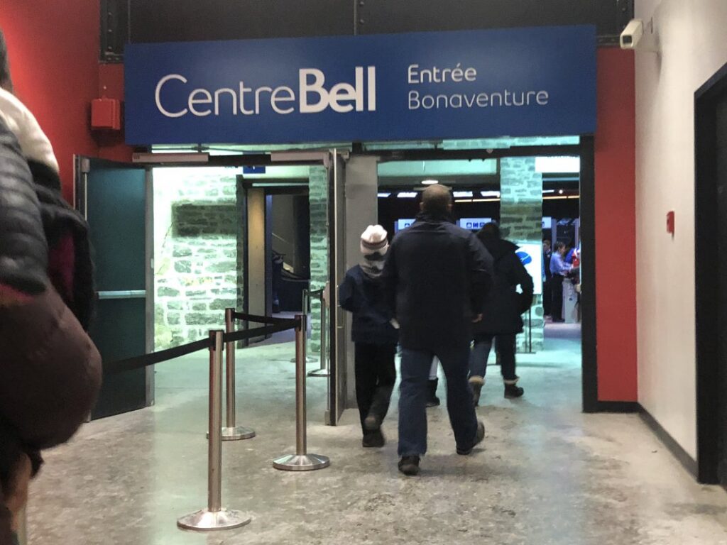 Bell Centre guide Itinerant Fan