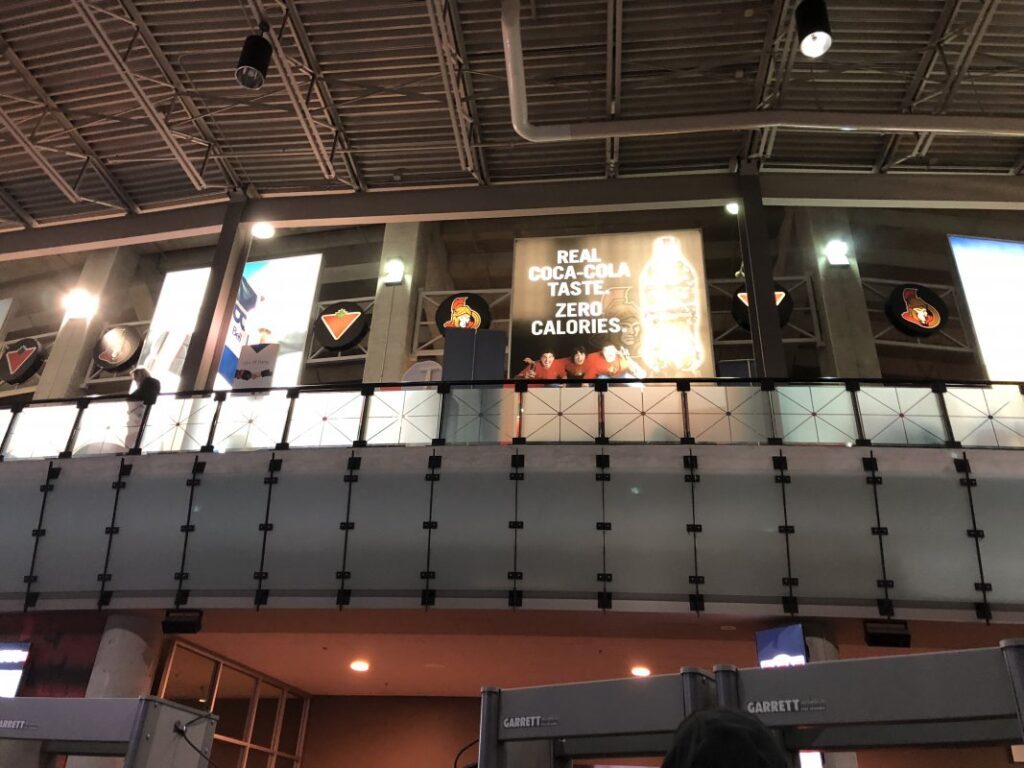 Canadian Tire Centre guide Itinerant Fan