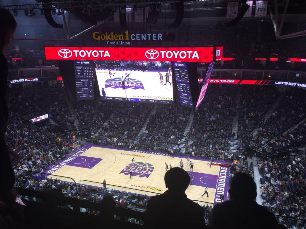 golden 1 center seating view